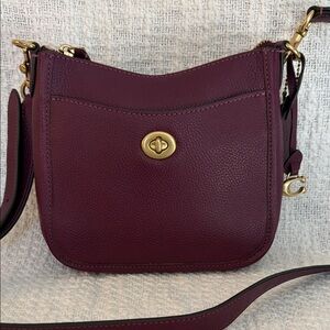 Elegant Burgundy Crossbody Bag
